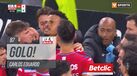 O golo de Carlos Eduardo que travou o Sporting na visita a Barcelos