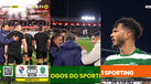 Sport TV captou momento em que equipa de Gustavo Correia abandona o relvado, a confusão e semblante de Suárez