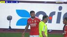 O momento da expulsão de Otamendi no Benfica-Sp. Braga que tira o central do jogo no Dragão
