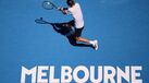 Alexander Zverev em ação no Open da Austrália