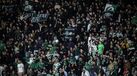 Adeptos do Sporting apoiam equipa apesar de impedimento da UEFA