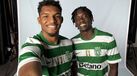 Luís Guilherme e Faye marcam presença no 'media day' do Sporting