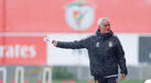 José Mourinho no treino do Benfica 