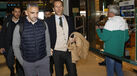 Rui Borges e Frederico Varandas lado a lado no Aeroporto Humberto Delgado, em Lisboa