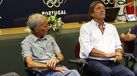 Armando Aldegalega ao lado de Fernando Mamede