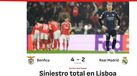 A análise da imprensa espanhola à vitória do Benfica