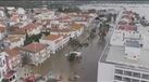 Imagens impressionantes captadas por drone mostram os efeitos do mau tempo em Alcácer do Sal