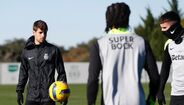 Luís Guilherme treina com o Sporting CP para a Allianz Cup