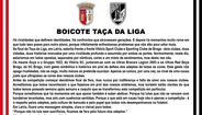 Claques de V. Guimarães e Braga protestam em Leiria contra a Taça da Liga