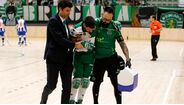 Pedro Roque (na foto, à direita) foi coordenador do departamento de reabilitação de equipa de hóquei em patins do Sporting entre 2014 e 2020