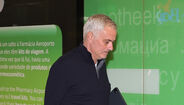 José Mourinho no aeroporto