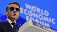 Macron discursa no Fórum Económico Mundial