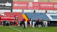 Treinador do Lourosa transportado para o hospital após sentir-se mal no final do jogo com o Chaves