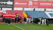 Treinador do Lourosa transportado para o hospital após sentir-se mal no final do jogo com o Chaves