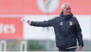 José Mourinho no treino do Benfica 