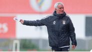 José Mourinho no treino do Benfica 