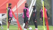 Bruma no treino do Benfica 