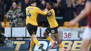 Jhon Arias festeja golo contra o West Ham