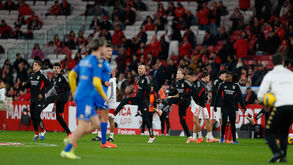 O onze do Benfica para o jogo com o Estoril