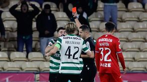 Gonçalo Inácio foi expulso no Gil Vicente-Sporting