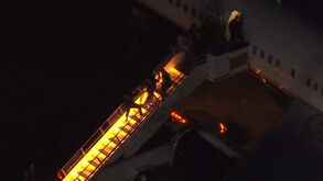 Imagens aéreas mostram Nicolás Maduro a chegar a Nova Iorque 