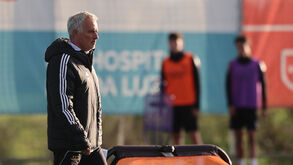 Treino do Benfica em direto