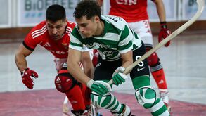 Benfica e Sporting empatam dérbi de hóquei em patins na Luz