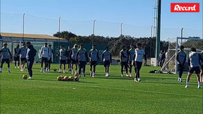 Chegar e... trabalhar: Luis Guilherme já treina com o Sporting