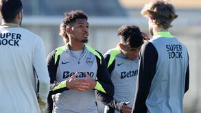 Luis Guilherme a treinar