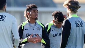Luis Guilherme e mais novidades: as imagens do treino do Sporting antes das meias-finais da Allianz Cup