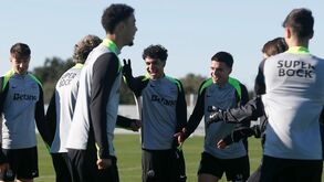 Luís Guilherme treina há uma semana em Alcochete