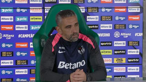 Rui Borges e os casos de arbitragem: «Tenho notado que só ao treinador do Sporting é que perguntam se viu os lances»