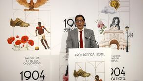 Rui Costa na inauguração do Hotel Benfica