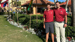 Luís Silva e Matilde Gouveia competiram no Junior Orange Bowl