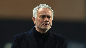 José Mourinho durante o Benfica-Sp. Braga na Allianz Cup