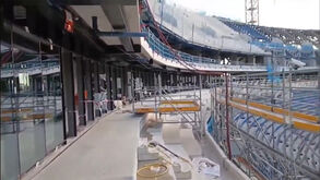 Barcelona já voltou ao Camp Nou mas obras continuam a todo o gás: foco está agora nos camarotes