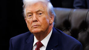 Retrato de Donald Trump, figura central nas frases que marcaram 2025