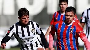 Momento do jogo entre Portimomense e Felgueiras