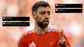 Conta de Bruno Fernandes no 'X' alvo de ataque informático