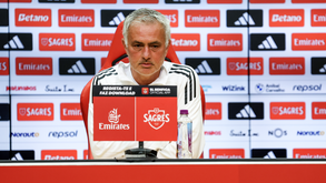 José Mourinho em conferência de imprensa