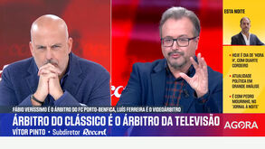 Vítor Pinto e o árbitro do clássico: «Com seis opções disponíveis, é preciso pontaria para escolher Fábio Veríssimo»
