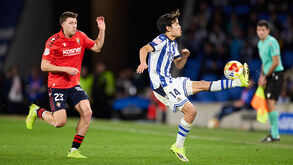 Num duelo de equipas de primeira, a Real Sociedad bateu o Osasuna