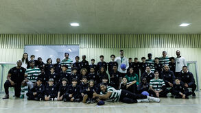 Equipa de Goalball com os sub-12