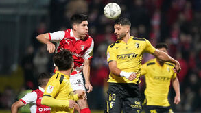 Fran Navarro (Sp. Braga) e João Oliveira (Fafe)