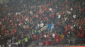 Adeptos do Benfica no Dragão