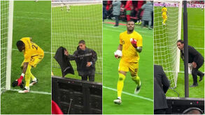 Jogo do gato e do rato: seguranças marroquinos 'roubam' toalhas ao guarda-redes da Nigéria  e recebem... ovação