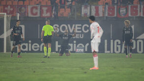 André Clovis festeja frente à U. Leiria