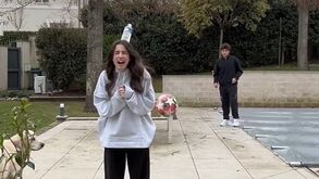 Confiança máxima: João Neves e Madalena Aragão tentam cumprir desafio e o resultado é imperdível