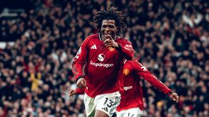 Dorgu festeja golo contra o Man. City