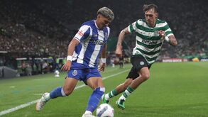 William Gomes e Ricardo Mangas no jogo da primeira volta, em Alvalade